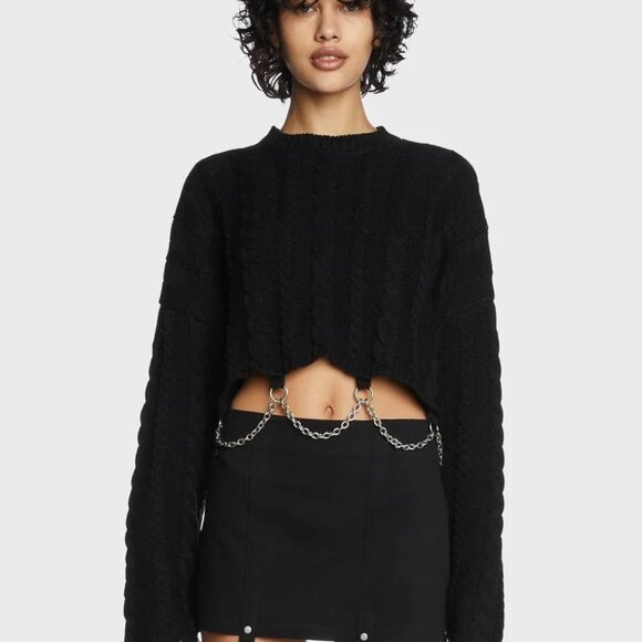 The ragged priest widow knit sweater - Picture 1 of 4